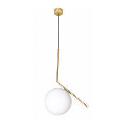 Satin Gold Branch Pendant