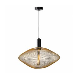 Mesh Pendant - Gold