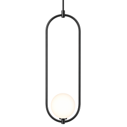 Glass Sphere Tall Pendant